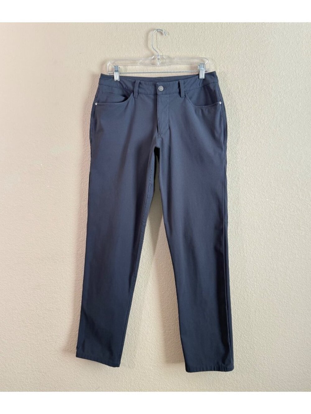 LULULEMON Men's ABC Pants Classic Warpstreme Charcoal Dark Gray